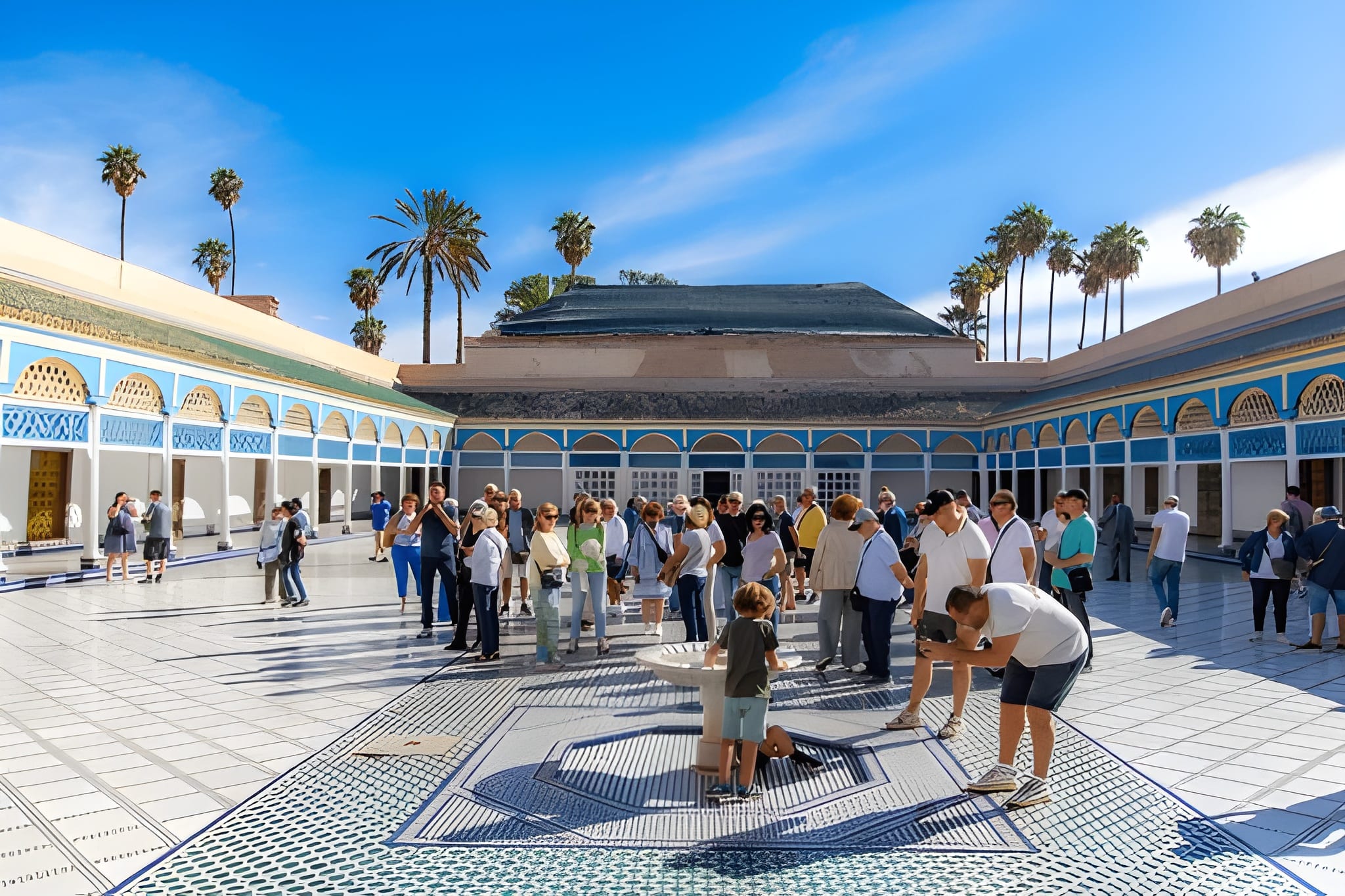 Marrakech Bahia Palace architecture